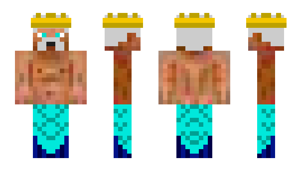 Minecraft skin Poseidon_