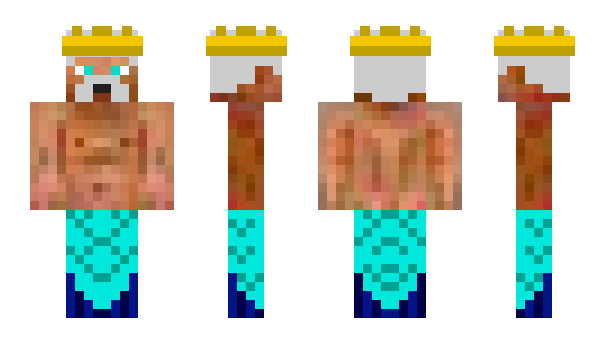 Minecraft скин по нику Poseidon_