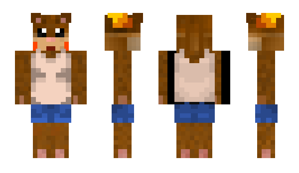 Minecraft skin hornedCapybara