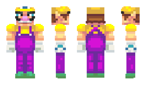 Minecraft skin TheWario