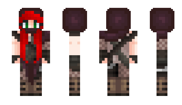 Minecraft скин по нику red__angel