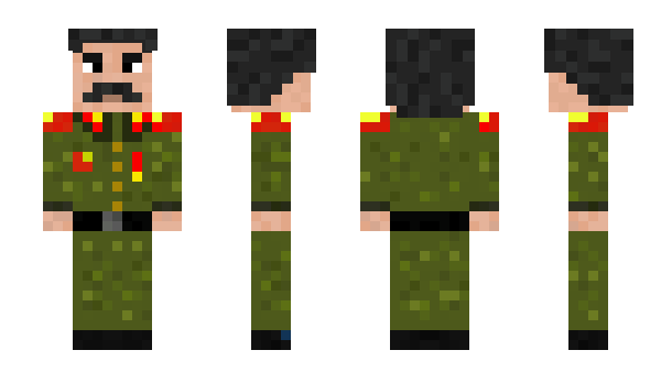 Minecraft skin STALIN_thecommie