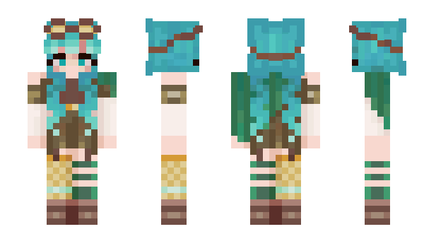 Minecraft skin blu3jay13