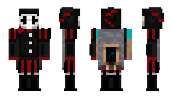 Minecraft skin ClownVision
