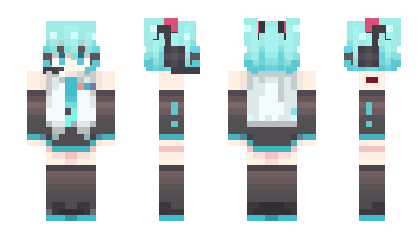 Minecraft скин по нику mikuteto
