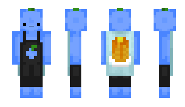 Minecraft скин по нику BlueBerryIceVape