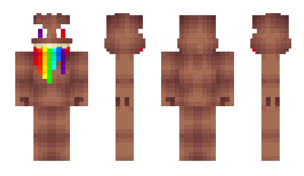 Minecraft skin Skittlehorse
