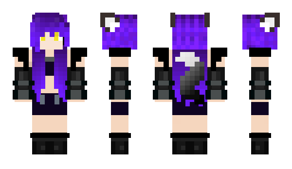 Minecraft skin LunaOscura