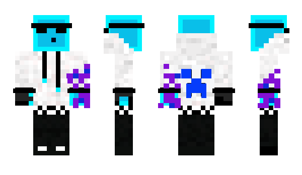 ice enderman Minecraft skin