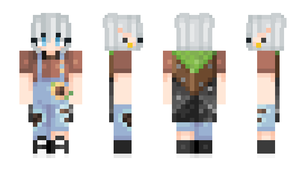 Minecraft скін по ніку EndergirlGBC