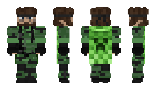 Minecraft skin leftpeekdemon