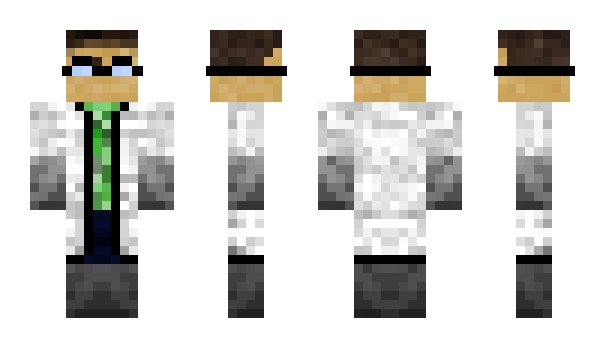 Minecraft skin C8H10N4O2