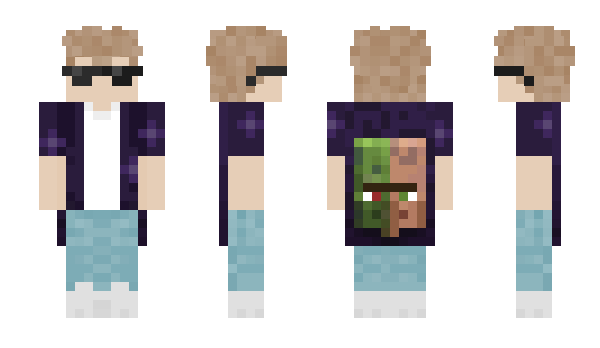 Minecraft skin unlustisch