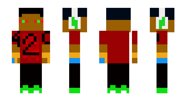 Minecraft skin MrKubek420