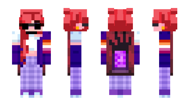 Minecraft скин по нику JasmineInRed