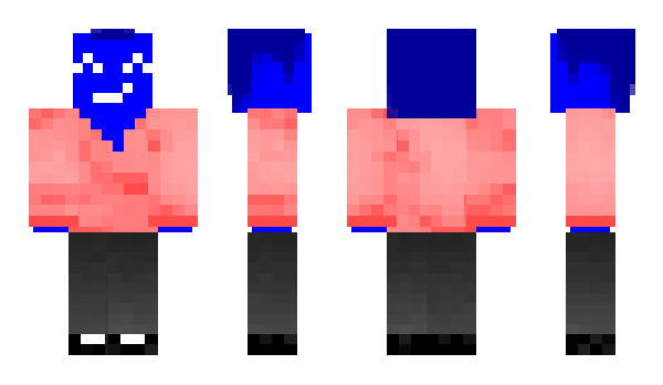 Minecraft skin PantallazoAzul