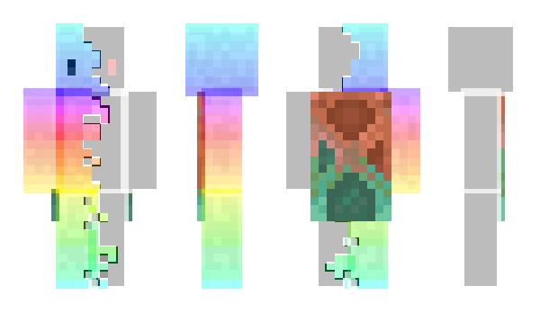 Minecraft скин по нику rainbowclouds_