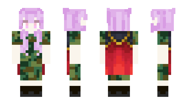 Minecraft скин по нику Flora_E
