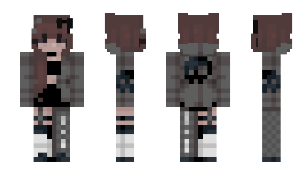 Minecraft skin D3M0NSN1P3R