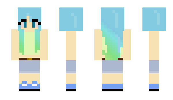 Minecraft skin Crystallisa