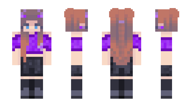 Minecraft skin Demonicatt