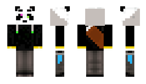 Minecraft skin hunter_panda