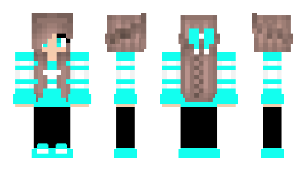 Minecraft скин по нику Perzikje