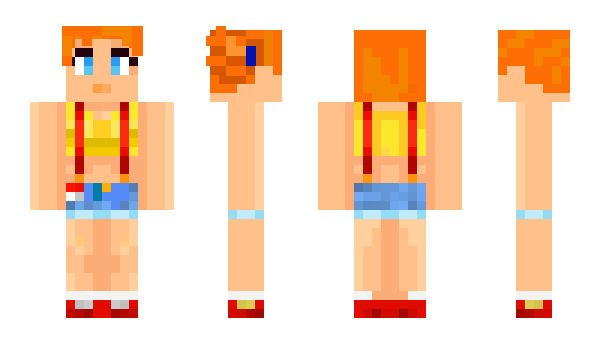 Minecraft skin Girlarrow