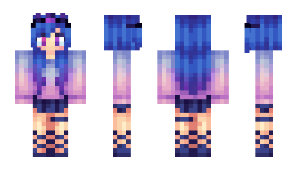 Minecraft skin MagaAzul