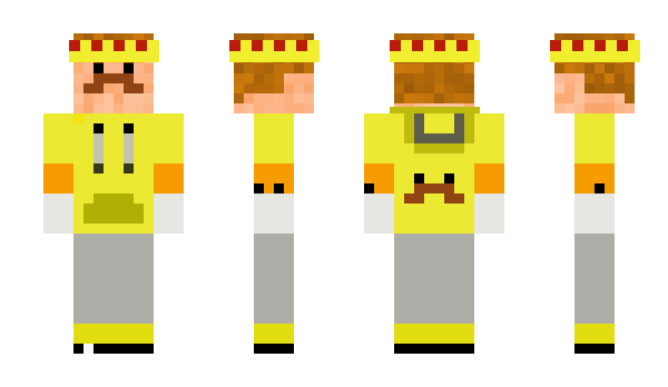 Minecraft skin Yellowhoodie