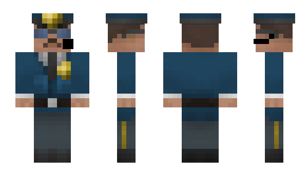 Minecraft skin Bundespolizei
