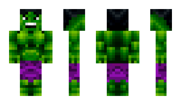 Minecraft skin HulkB