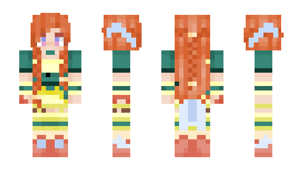 Minecraft skin SillySunshine