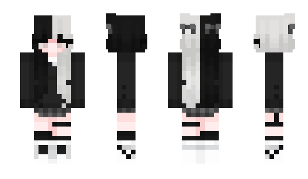 Minecraft skin bunnyegirl