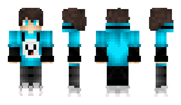 Minecraft skin Rennbahn