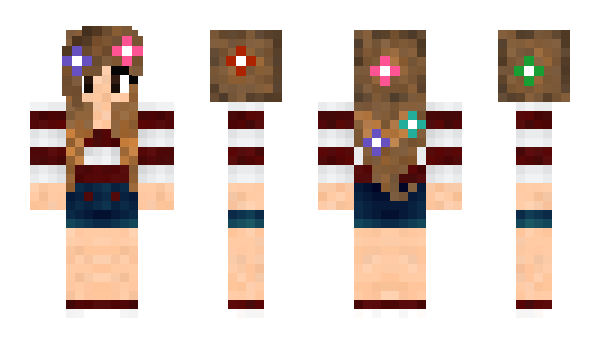 Minecraft skin Troll_Girl