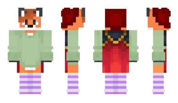Minecraft skin FlippenFox