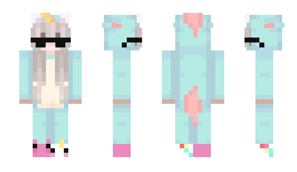 Minecraft skin RainbowKid28