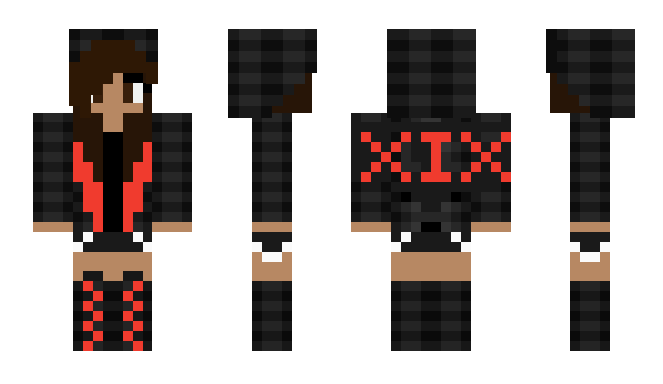 Minecraft skin Xrema