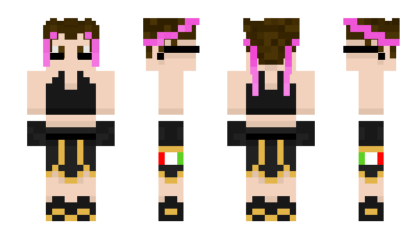 Minecraft skin rosatibu