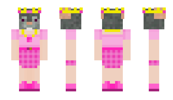 Minecraft skin thiccbaddie