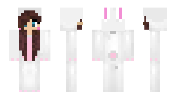 Minecraft skin Lily_rabbit