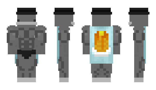 Minecraft skin DeLuXte