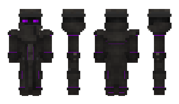 Minecraft skin Purple_Demon