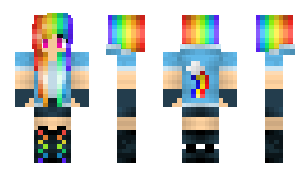 Minecraft skin Rainbow_Dash17