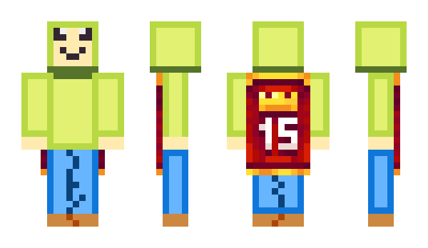 Minecraft skin Ericfrog