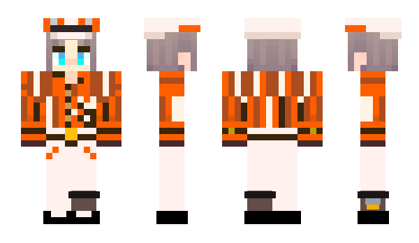 Minecraft skin chocomomochan