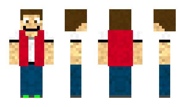 Minecraft skin NekitBog