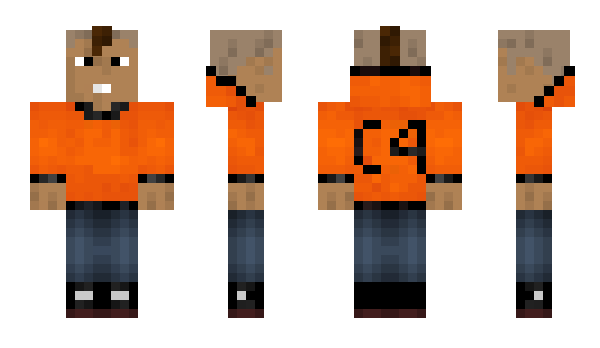 Minecraft skin SktoN