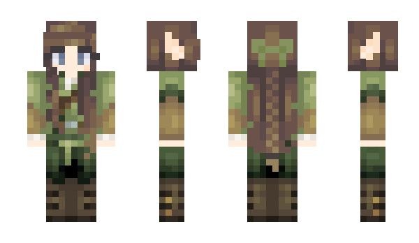 Minecraft skin Klaudia2450